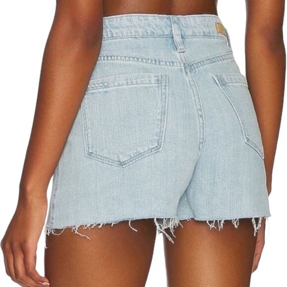 BLANK NYC Jean Shorts Women’s 26 Blue Light Wash High Rise Hip Cutouts NWT - Picture 7 of 10